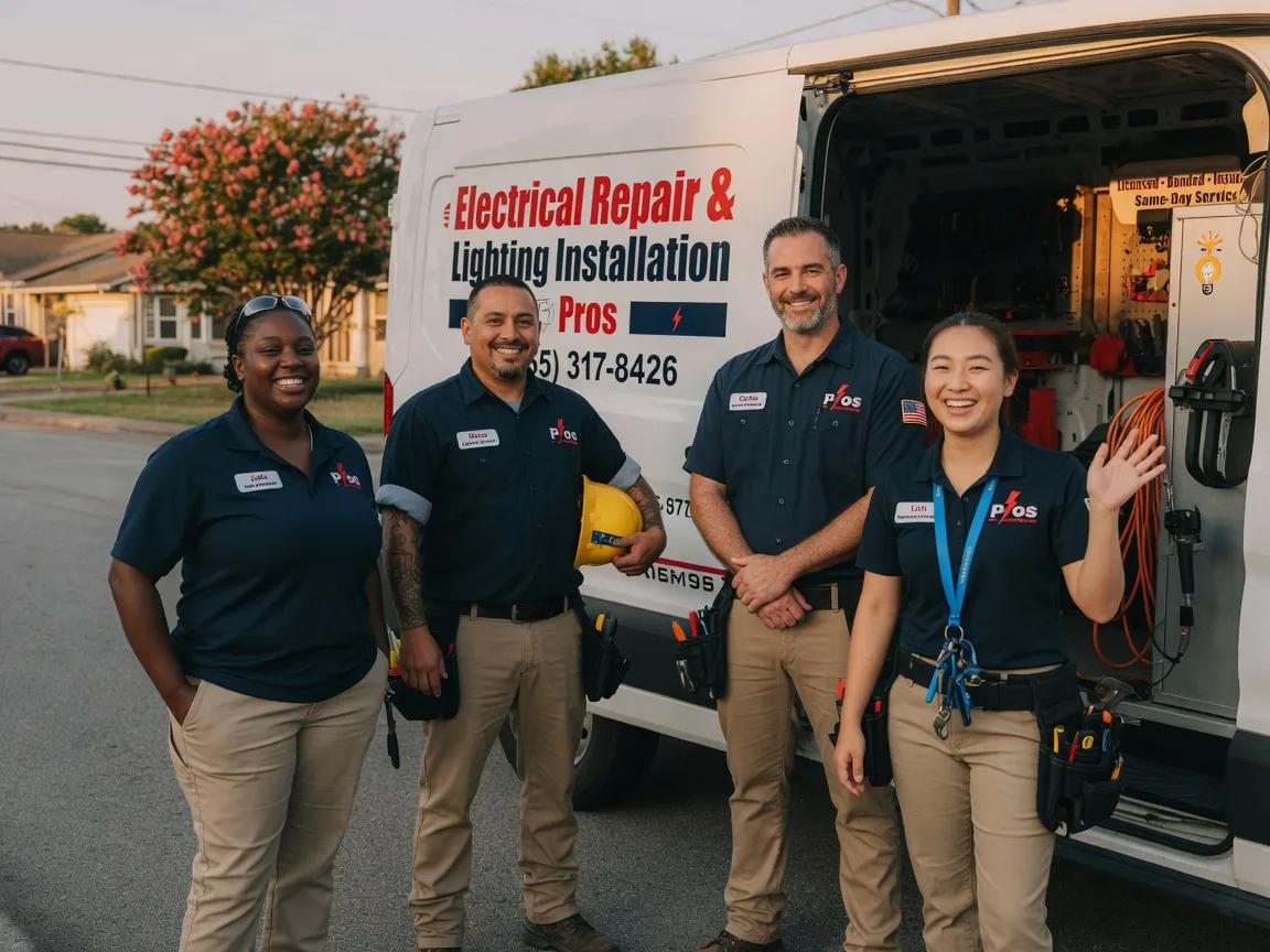 Licensed Electrician company in Laneville, TX